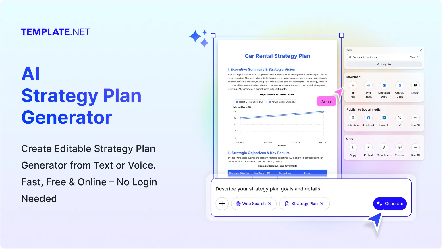 Free AI Strategy Plan Generator, Free Strategy Plan Maker [ No Signup ]